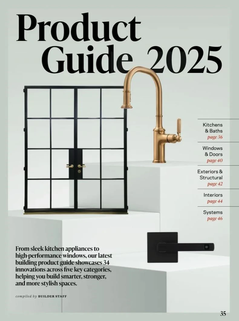 Simpson's Paint it Black Featured in Builder Magazine