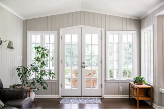 37010 Double Door with Angled Top