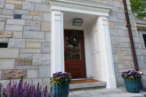 entryway with exterior french door