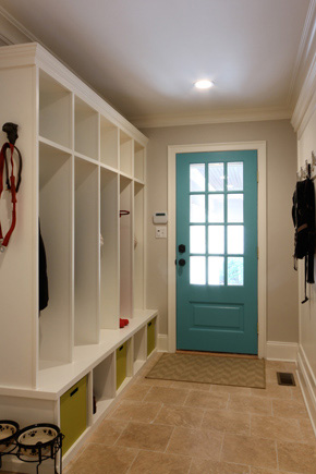 entryway with exterior french door