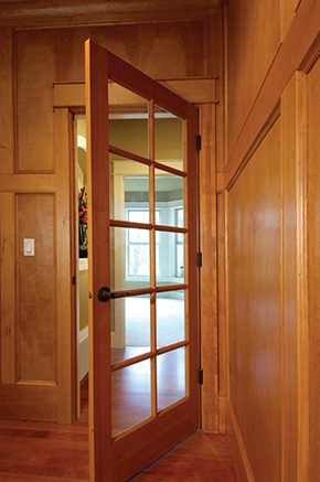Fir interior french door