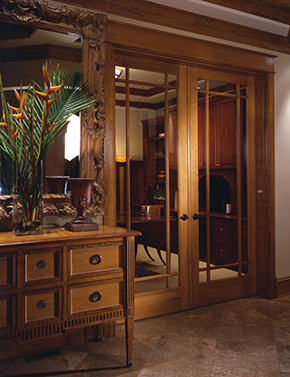 Fir interior french doors