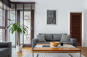 1290 Louver shown in Sapele Mahogany